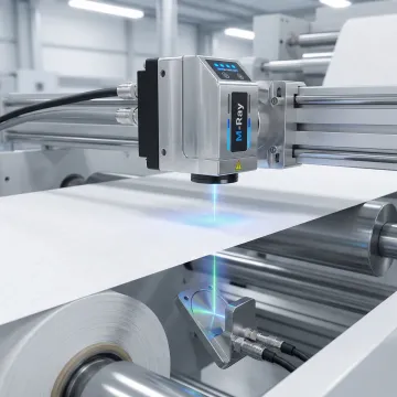 M-Ray grammage scanner sensor head measuring web material