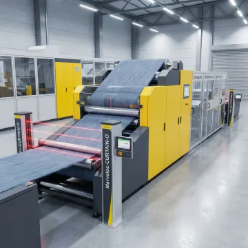 Industrial fiber processing equipment with card infeed density measurement system