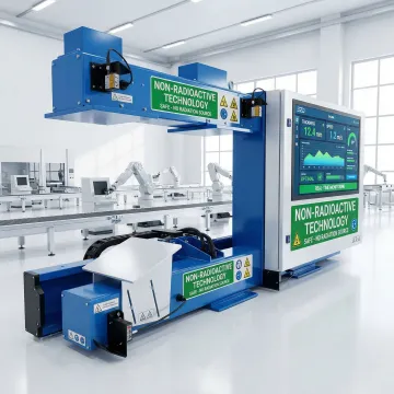 Advanced industrial quality control measurement system monitoring production line