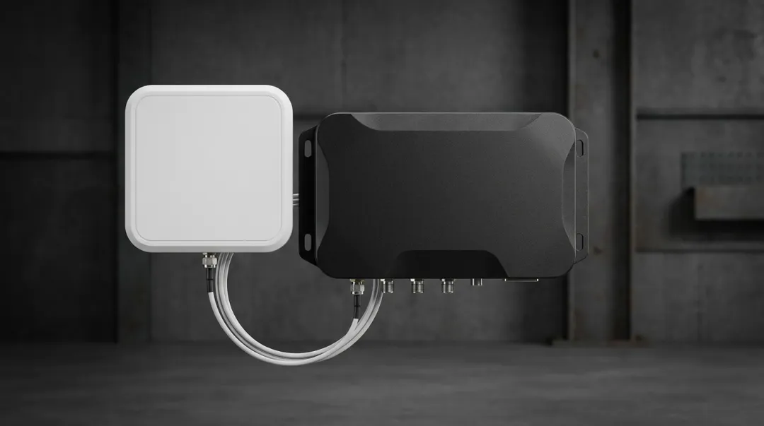 RFID reader antenna and on-metal tag hardware components for manufacturing