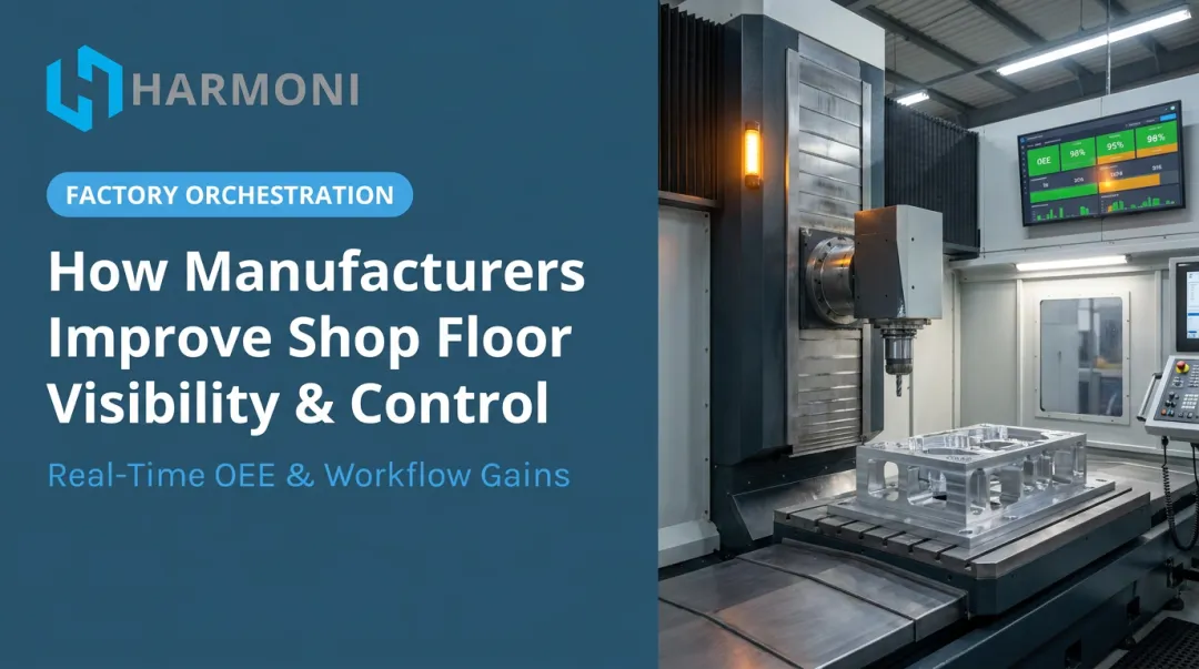 How Manufacturers Improve Shop Floor Visibility & Control