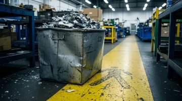 Cost of poor quality in manufacturing showing scrap rework and financial impact