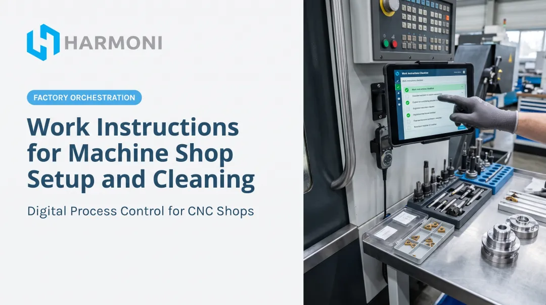 Work Instructions for Machine Shop Setup and Cleaning