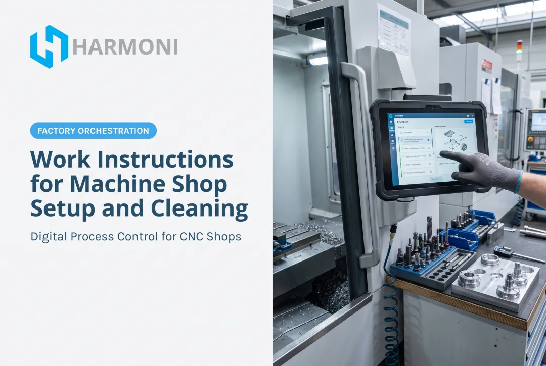 Work Instructions for Machine Shop Setup and Cleaning