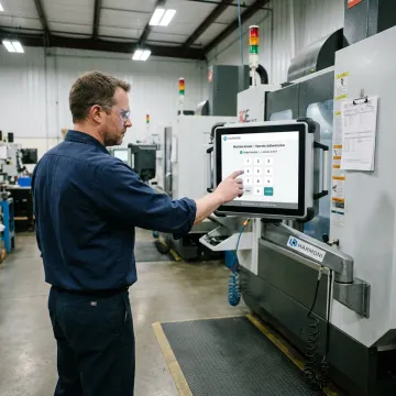 Secure manufacturing interface with access control