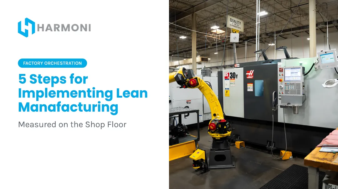 5 Steps for Implementing [Lean Manufacturing](/blog/operations-efficiency-software-lean-manufacturing)