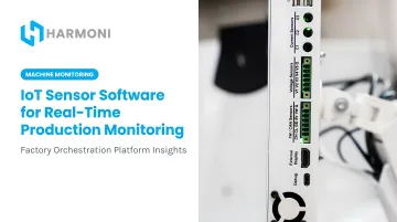 IoT Sensor Software for Real-Time Production Monitoring