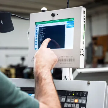Automotive manufacturing software dashboard