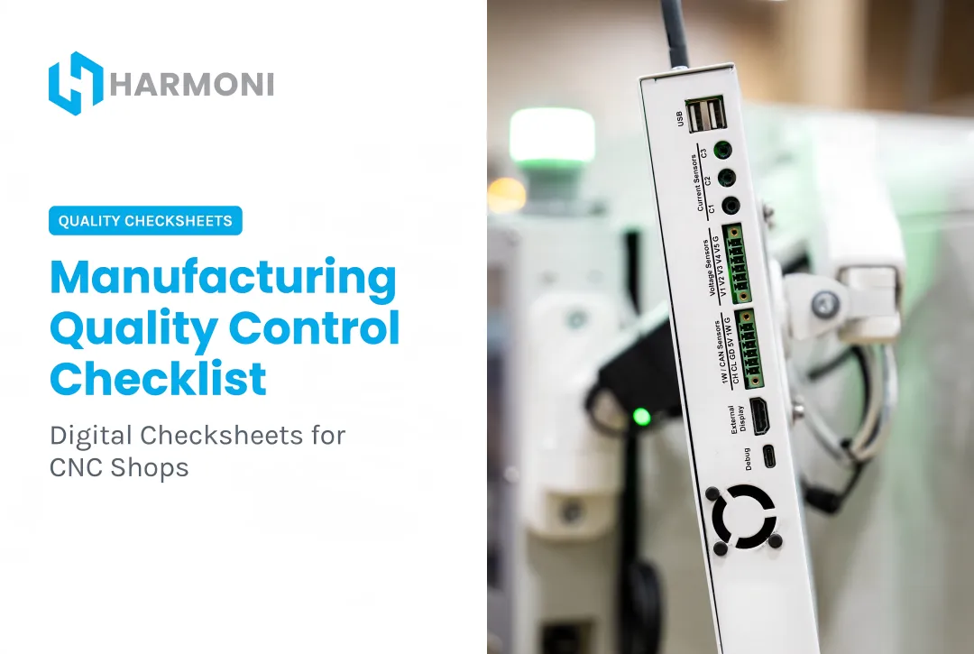 Manufacturing Quality Control Checklist
