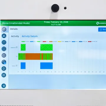 Manufacturing team reviewing shop floor software dashboard