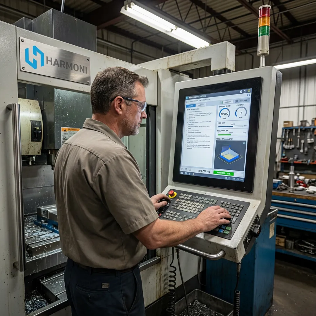Operator using digital manufacturing intelligence interface