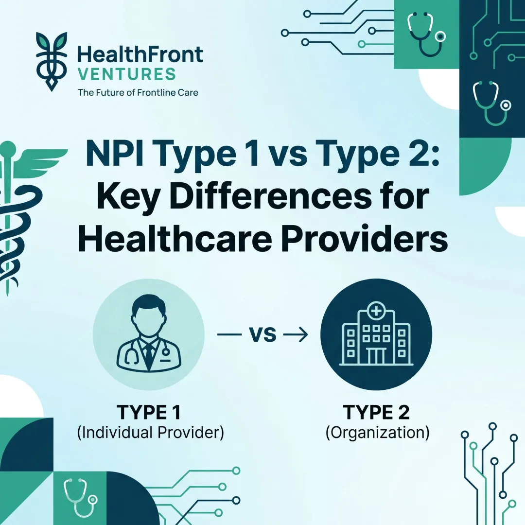 NPI Type 1 vs Type 2: Key Differences for Healthcare Providers