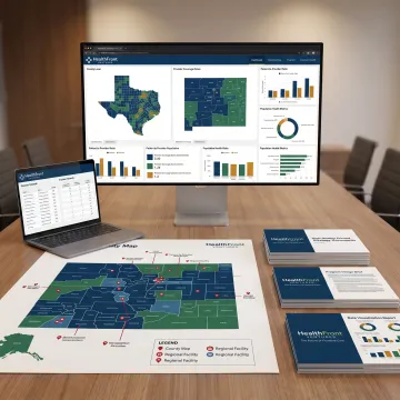 Rural health planning dashboards and strategy documents