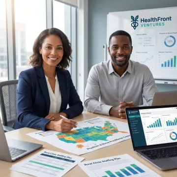 Rural healthcare staffing team supporting clinic coverage