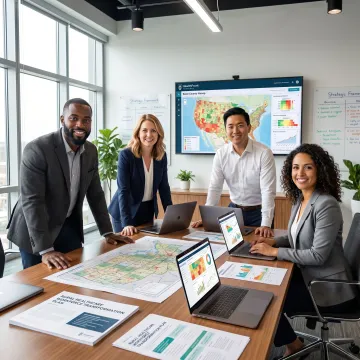 Rural healthcare analytics dashboard and planning session