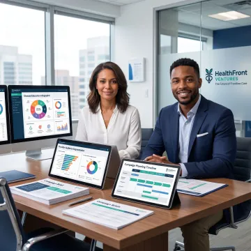 Healthcare education strategy meeting