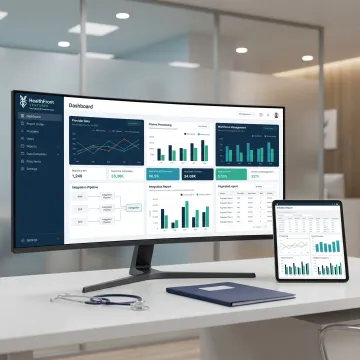 Integrated healthcare data platform interface