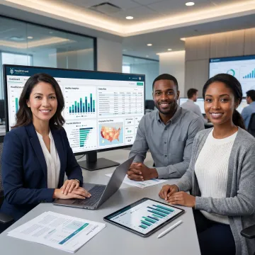 Healthcare data warehouse implementation dashboard and analytics team