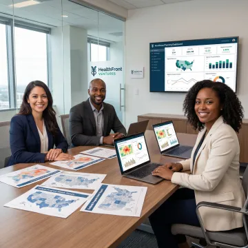 Rural healthcare analytics dashboard and planning session