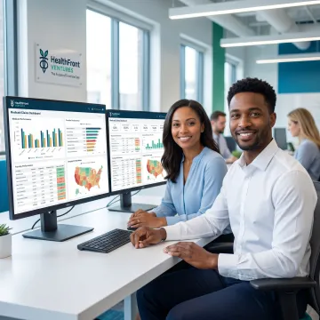 Healthcare data warehouse analytics dashboard