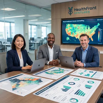 Rural health analytics dashboard and planning session