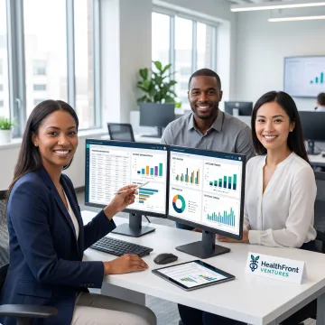 Healthcare data analyst reviewing NPI records