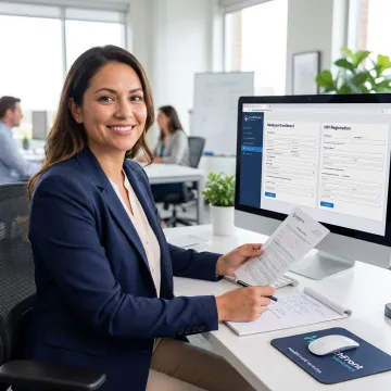 Specialist assisting with provider enrollment and registration compliance