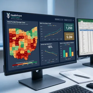 Rural health transformation analytics dashboard