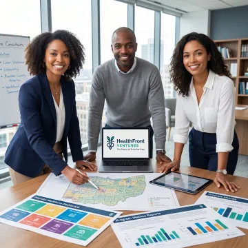 Ohio rural health strategy team reviewing program data