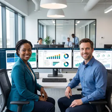 Healthcare analytics dashboard with provider performance data