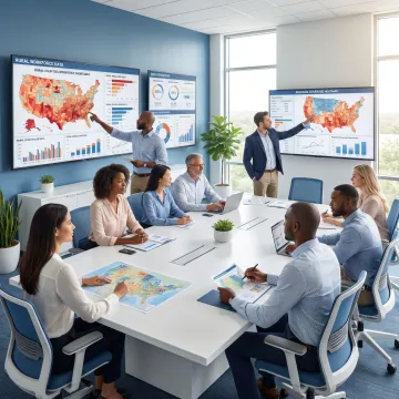 Rural health analytics dashboard and planning session