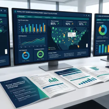 Healthcare analytics dashboard for rural transformation planning
