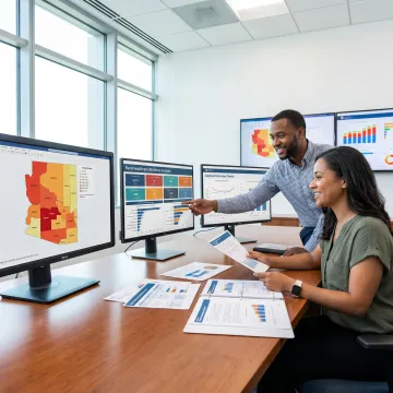 Rural health analytics and planning dashboard