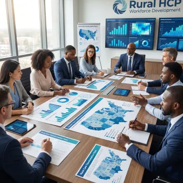 Rural healthcare analytics dashboard and planning session