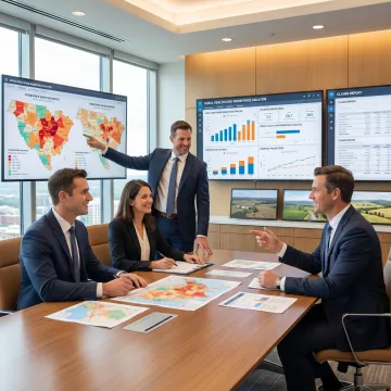 Rural healthcare analytics dashboard and planning session