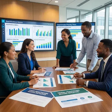 Rural health analytics dashboard and planning session