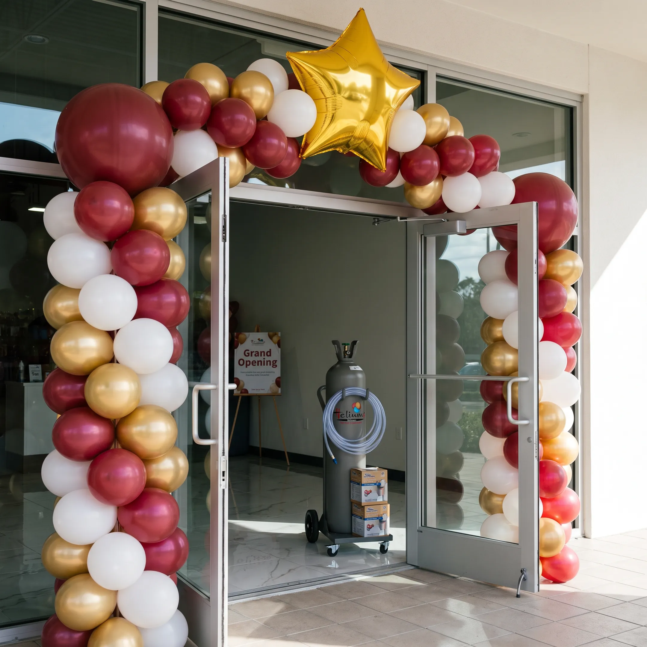 Corporate event balloon decorations