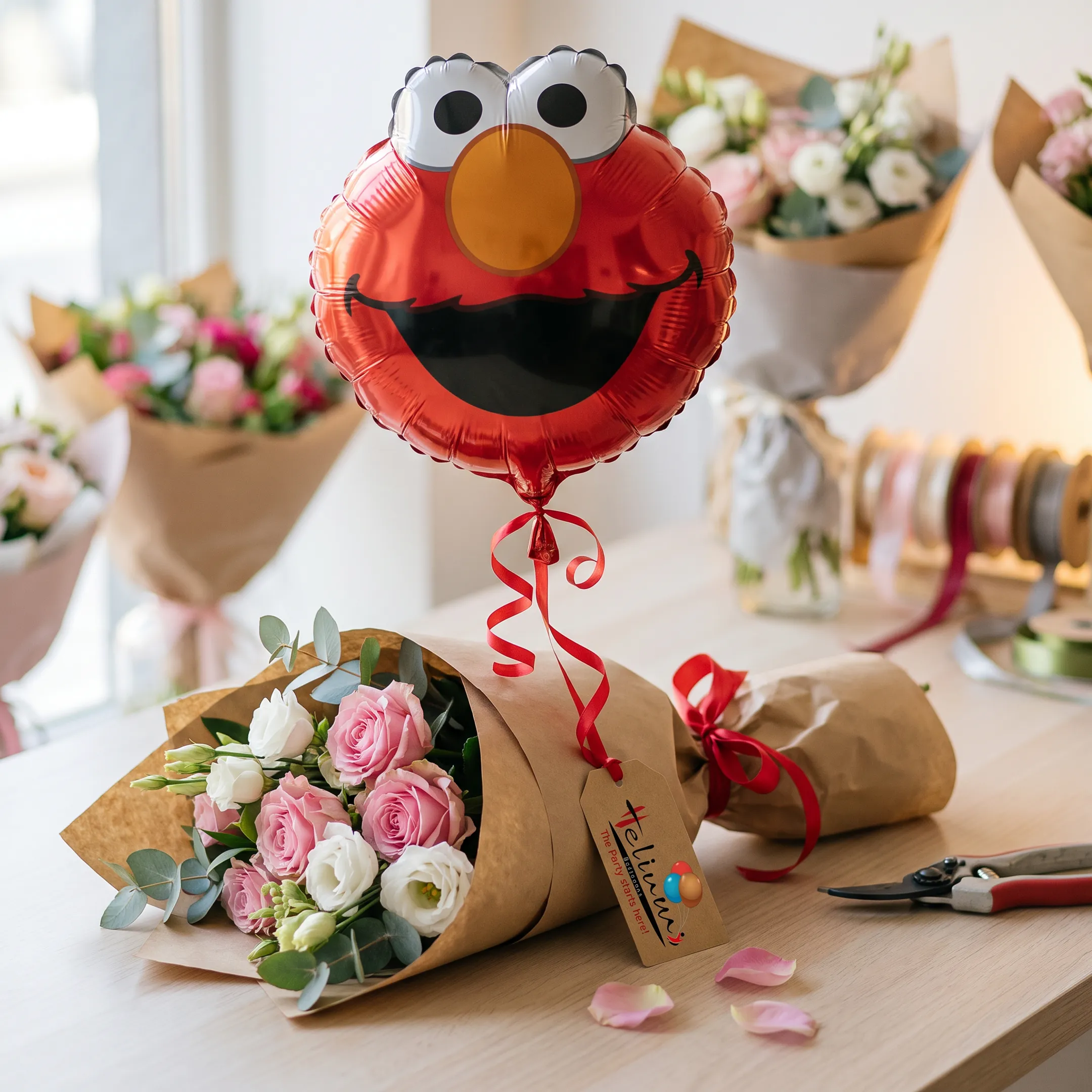 Florist balloon bouquet