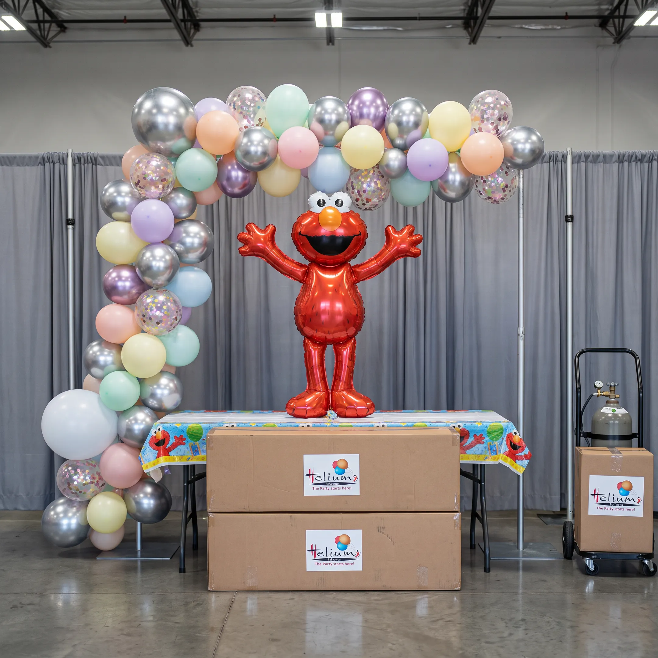 Sesame Street themed party decor