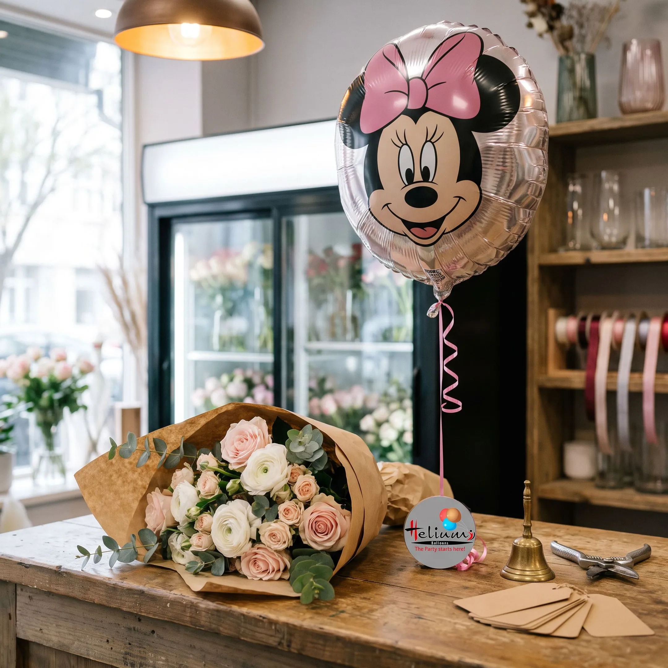 Florist balloon bouquet arrangement