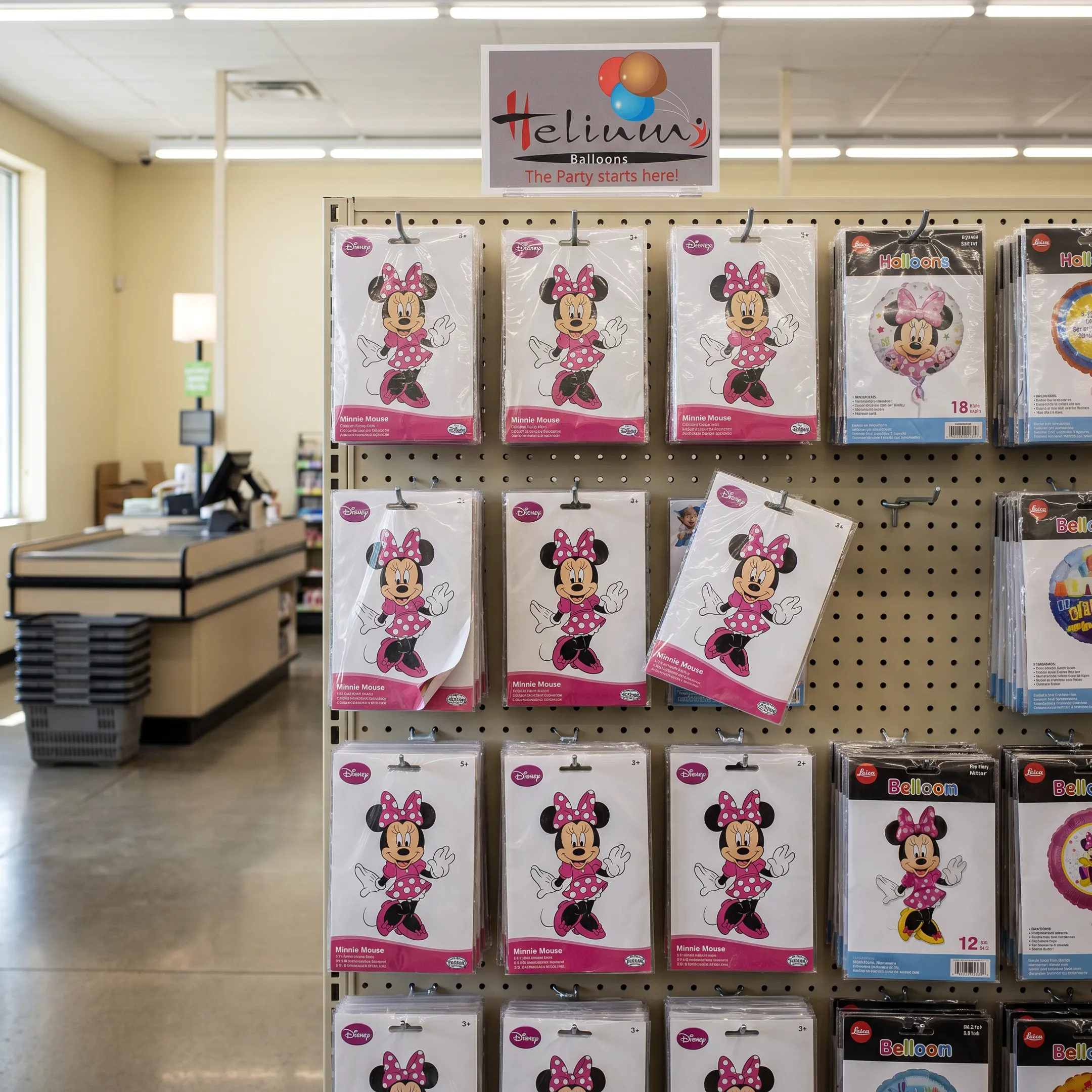 Dollar store balloon aisle