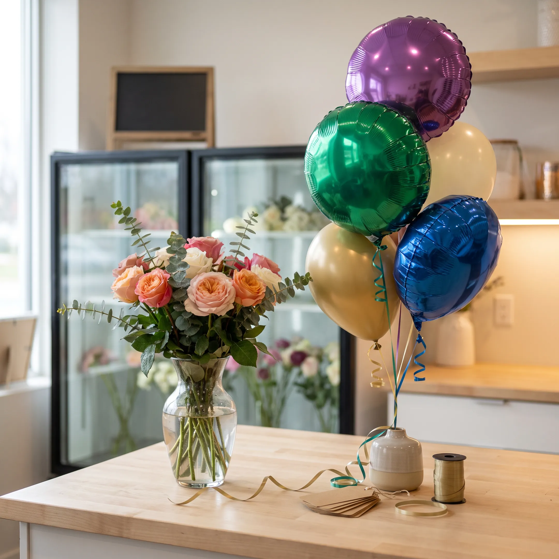 Florist balloon bouquet