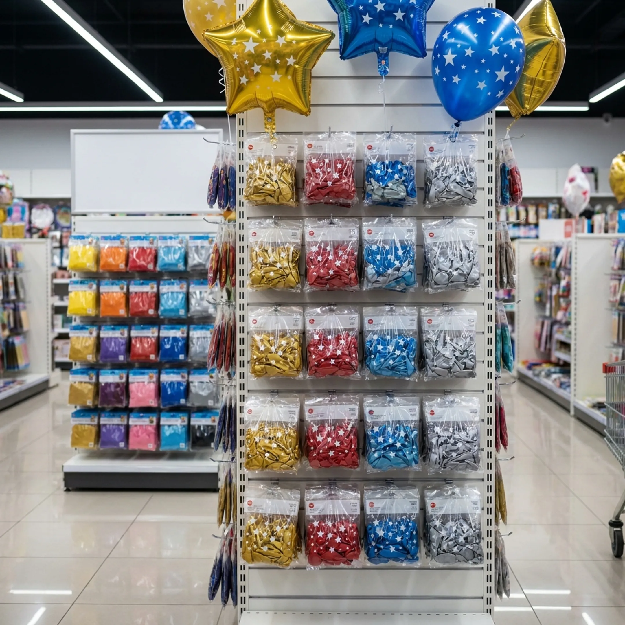 Party store balloon bouquet