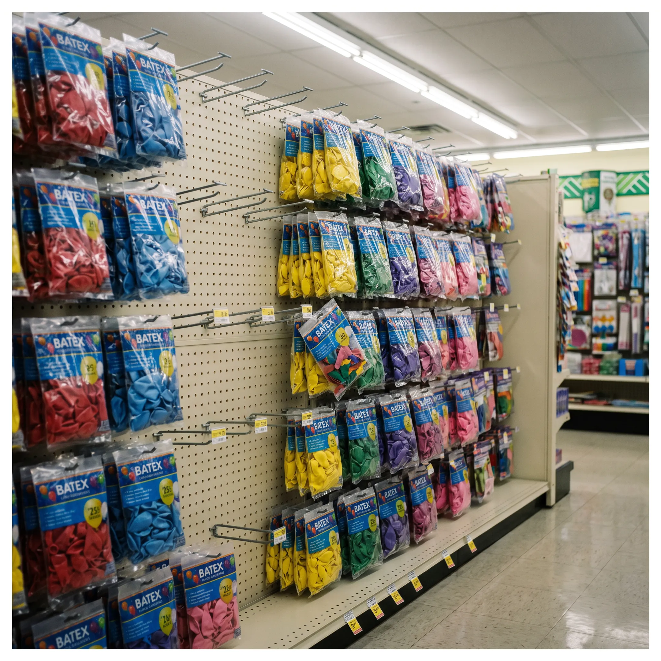 Dollar store balloon display