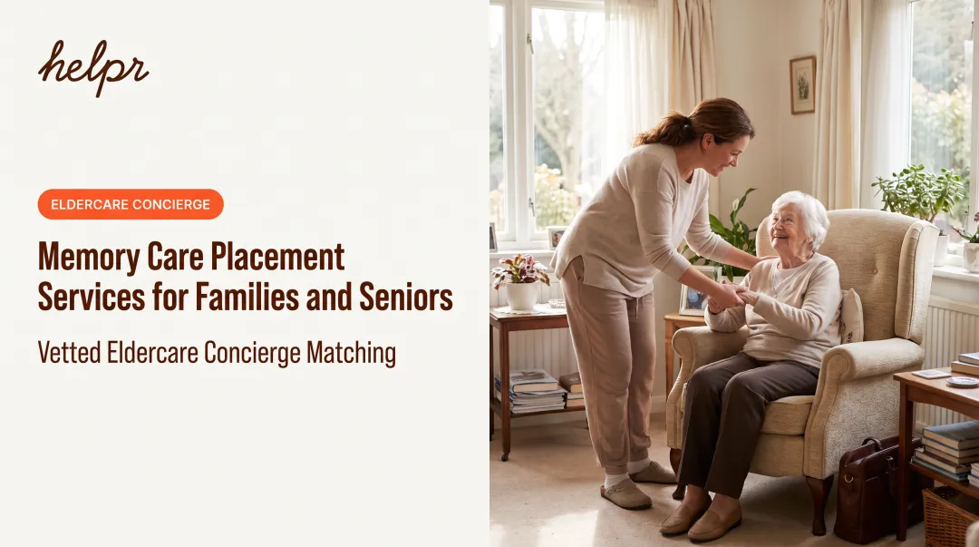 Memory Care Placement Services for Families and Seniors