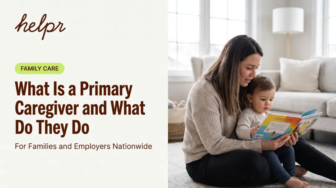 What Is a Primary Caregiver and What Do They Do