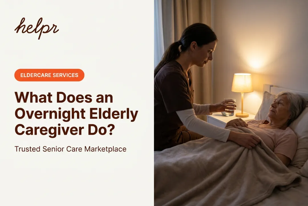 What Does an Overnight Elderly Caregiver Do?