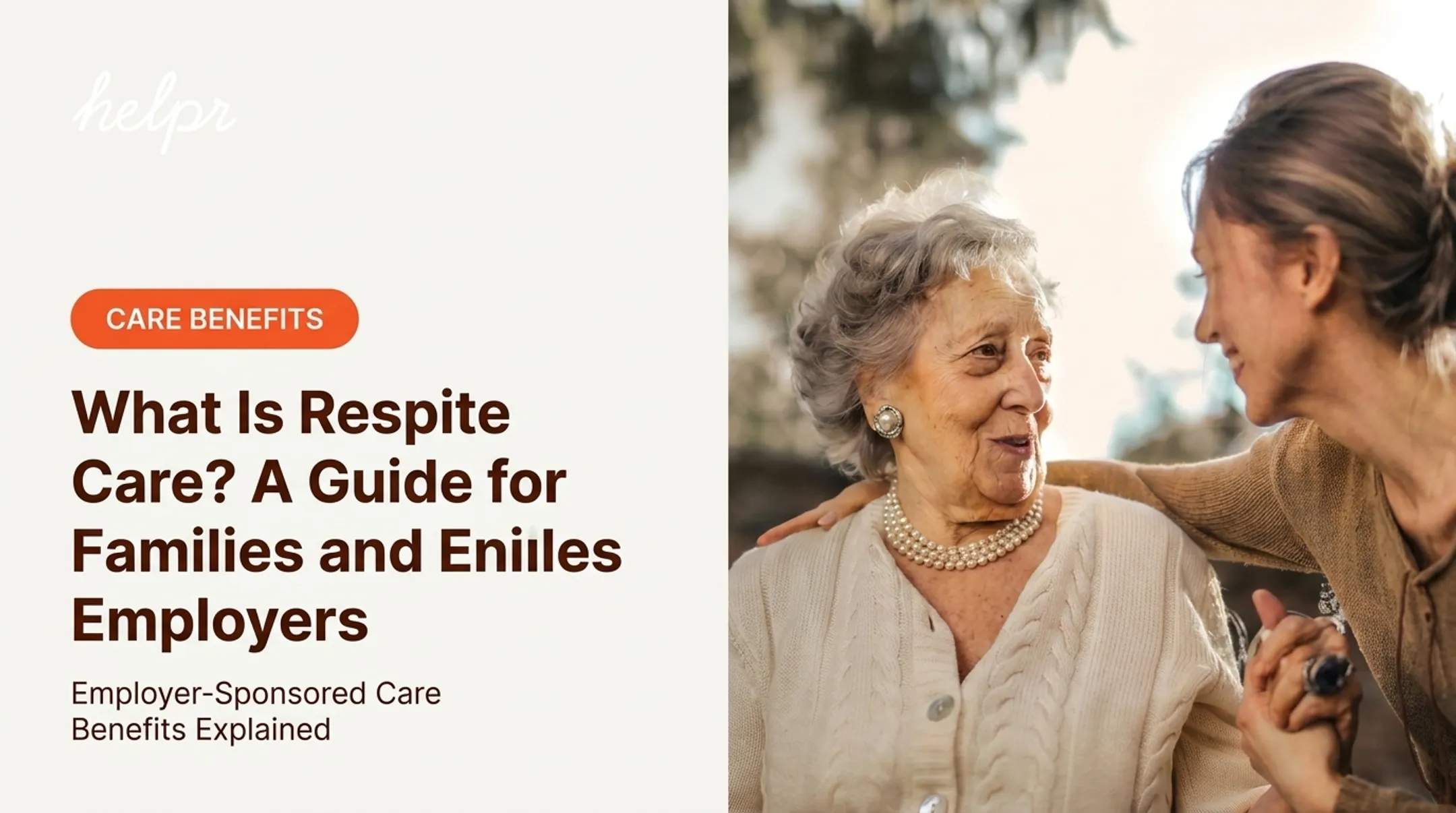 What Is Respite Care? A Guide for Families and Employers