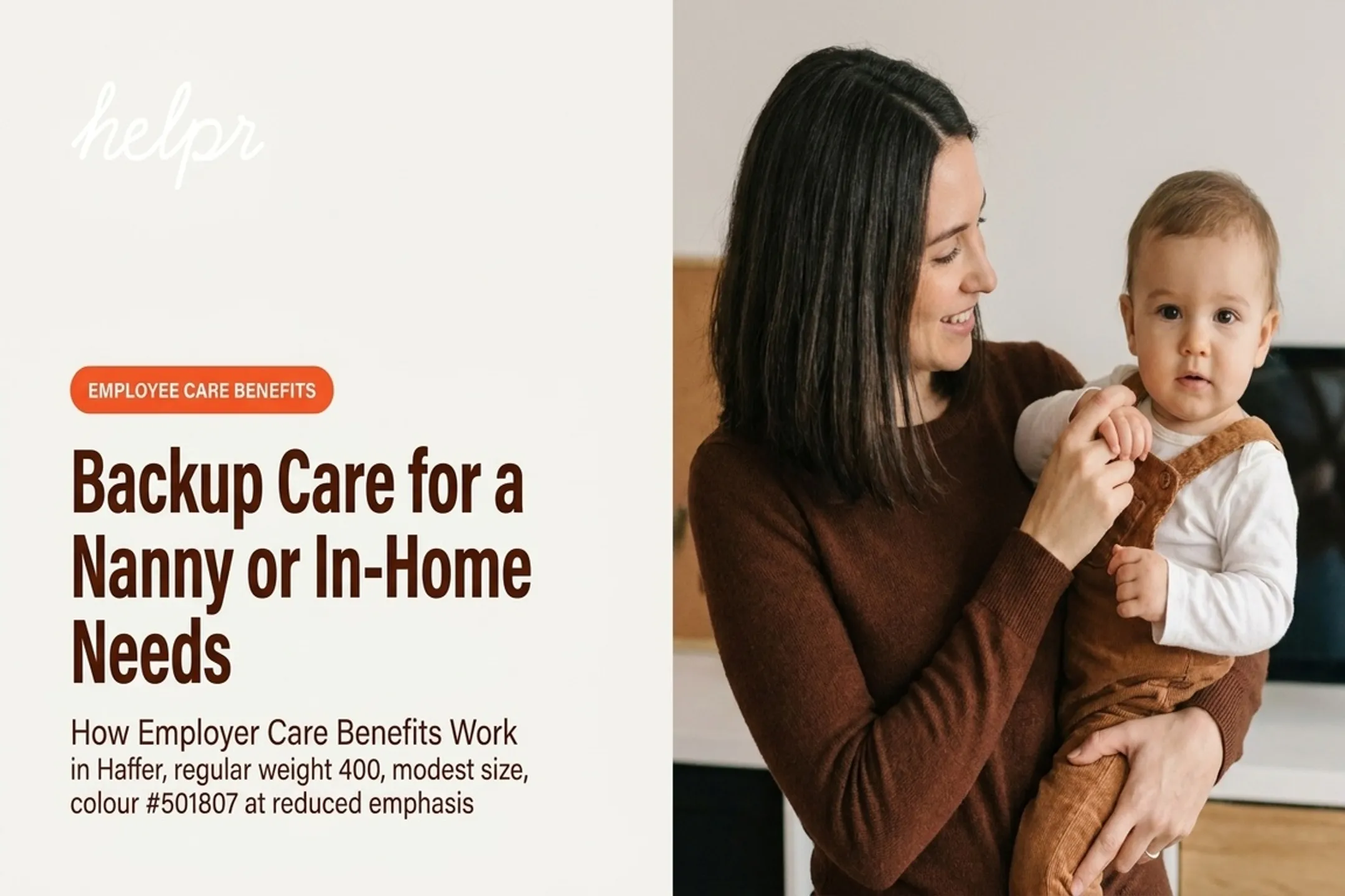 Backup Care for a Nanny or In-Home Needs