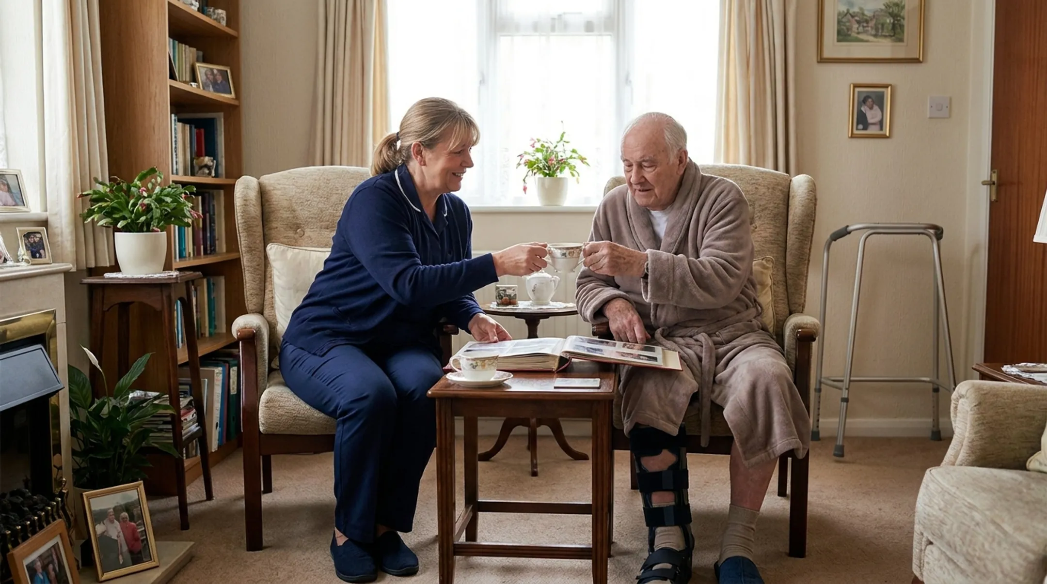 Company backup care service supporting spouse recovery and respite needs